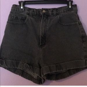American apparel high waisted shorts